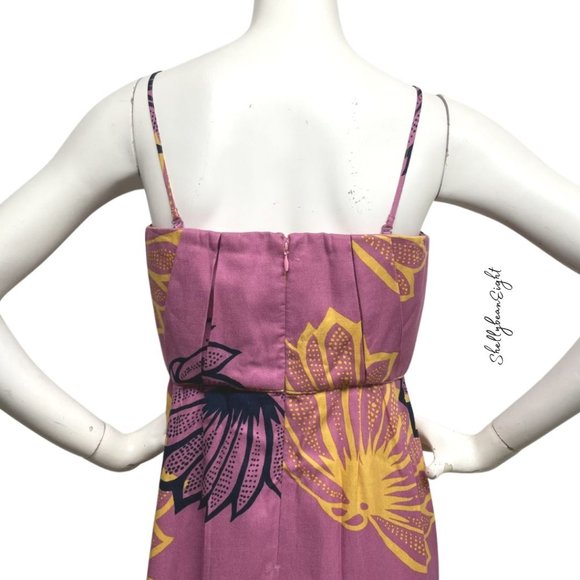 ANTHROPOLOGIE Agave Burst Pink Dress 10 8 NEW $188 - Picture 11 of 14